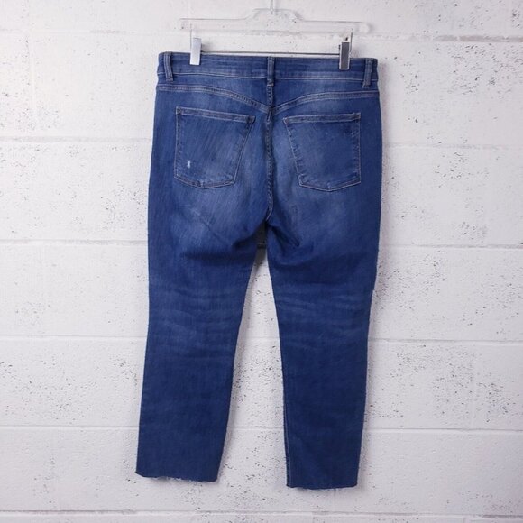 DL1961  Mara Instasculpt Straight Ankle Stretch Ventura Wash Denim Jeans Size 31 - Picture 3 of 9